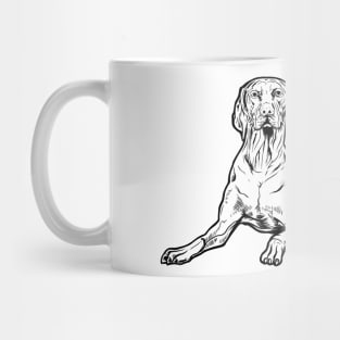 Line drawing - Magyar Vizsla Mug